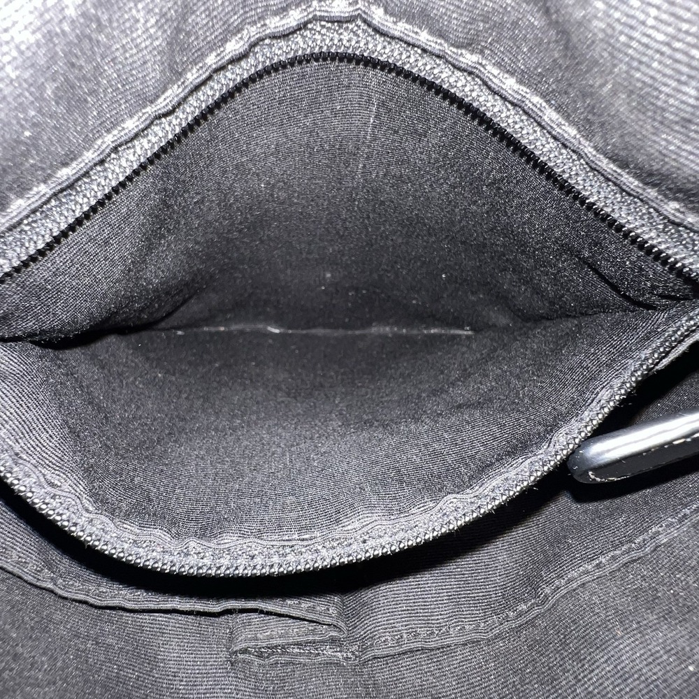 Coach Signature Jacquard Black Fabric‎ With Leather Shoulder Bag Hobo J05M-3577 - Picture 10 of 13